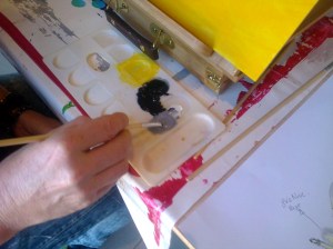 Et on y va sur la Toile blanche ...