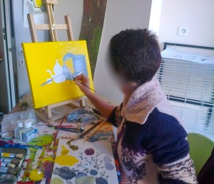 évolution des toiles tout au long du Week-End